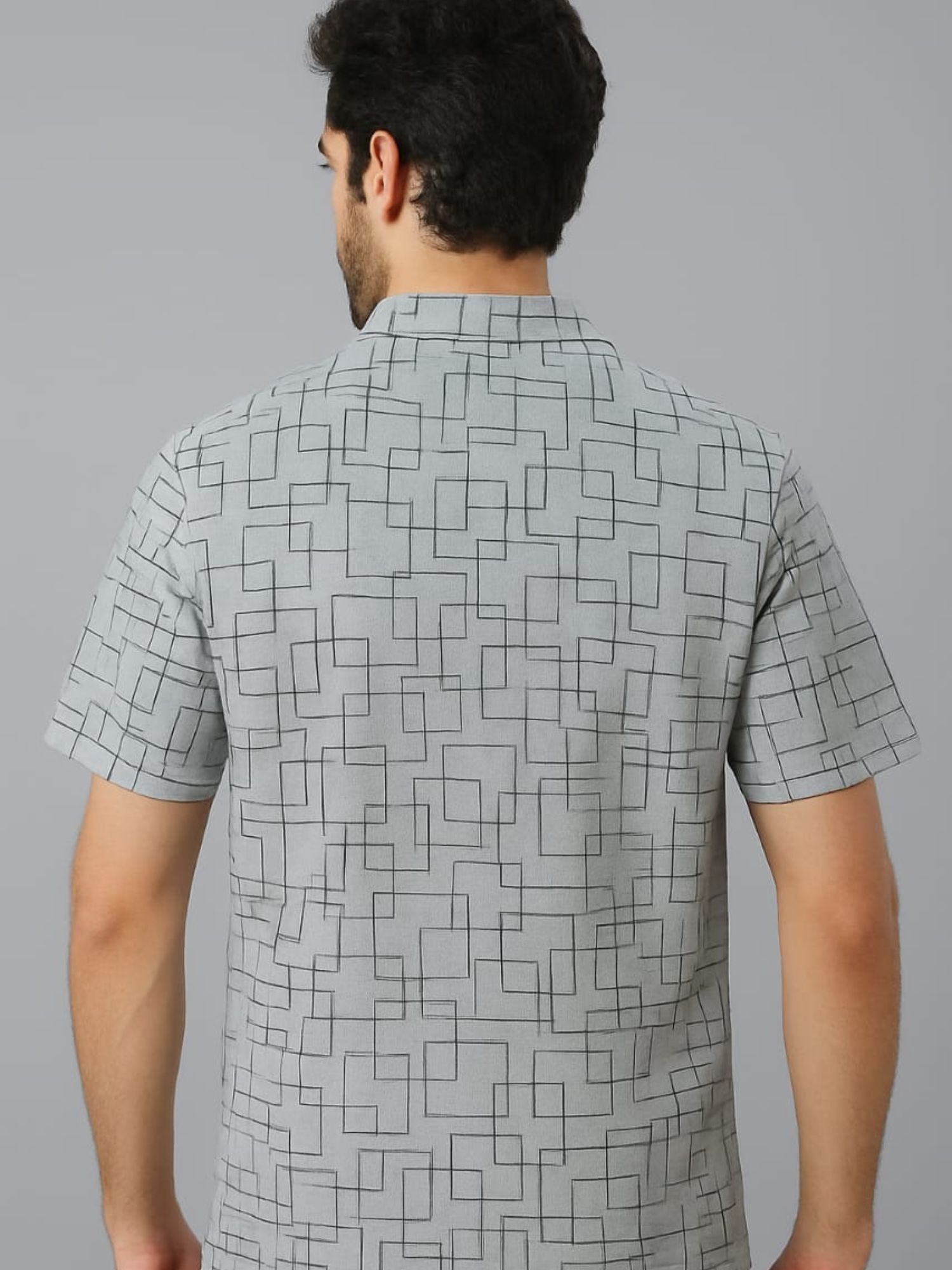 Crazy bee Polo Collar Neck Tshirt: GreyBlackLine