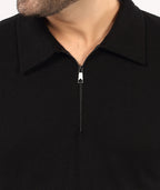 Pack of 2 Textured Collar - Popcorn Blk & Diamd Self Beige
