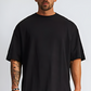 Oversized T shirt Plain t-shirt - Crazy Bee- Plain Black