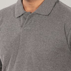 Pack of 2 Polo Tshirts (Beige & Dark Grey) - Deal
