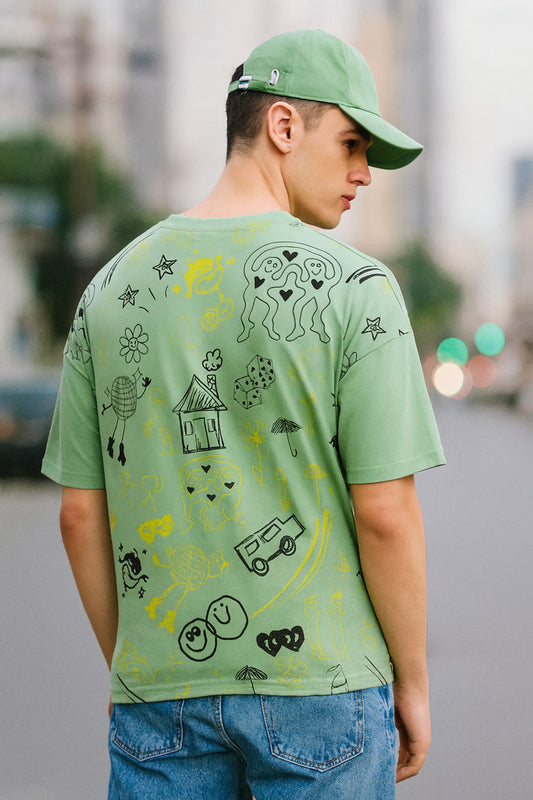 Crazybee Tshirt > Green Chillout