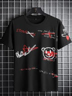 Best Oversize tshirt for men trendy back printed down shoulder baggy fit Mens branded trending off Shoulder best printed tees