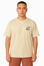 Crazybee <>Cotton Backprint  Off white SASUKE -