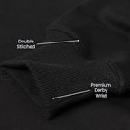 CrazyBee Back Print <> Black One Piece Sweatshirt