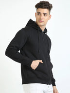 Crazybee<> Zipper BLACK Hoodie