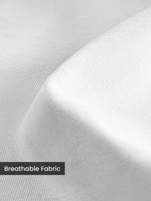 Back printed Tshirt mens - Crazybee - PandaCool-White