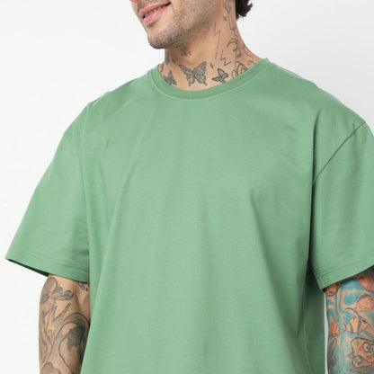 CRAZYBEE<>Plain Green Tshirt