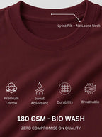 Pack of 2 Tshirt - Beig_Ground & Mar_California -Deal