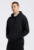 Crazybee  Fleece Hoodie For men > Plain Black Hoodie