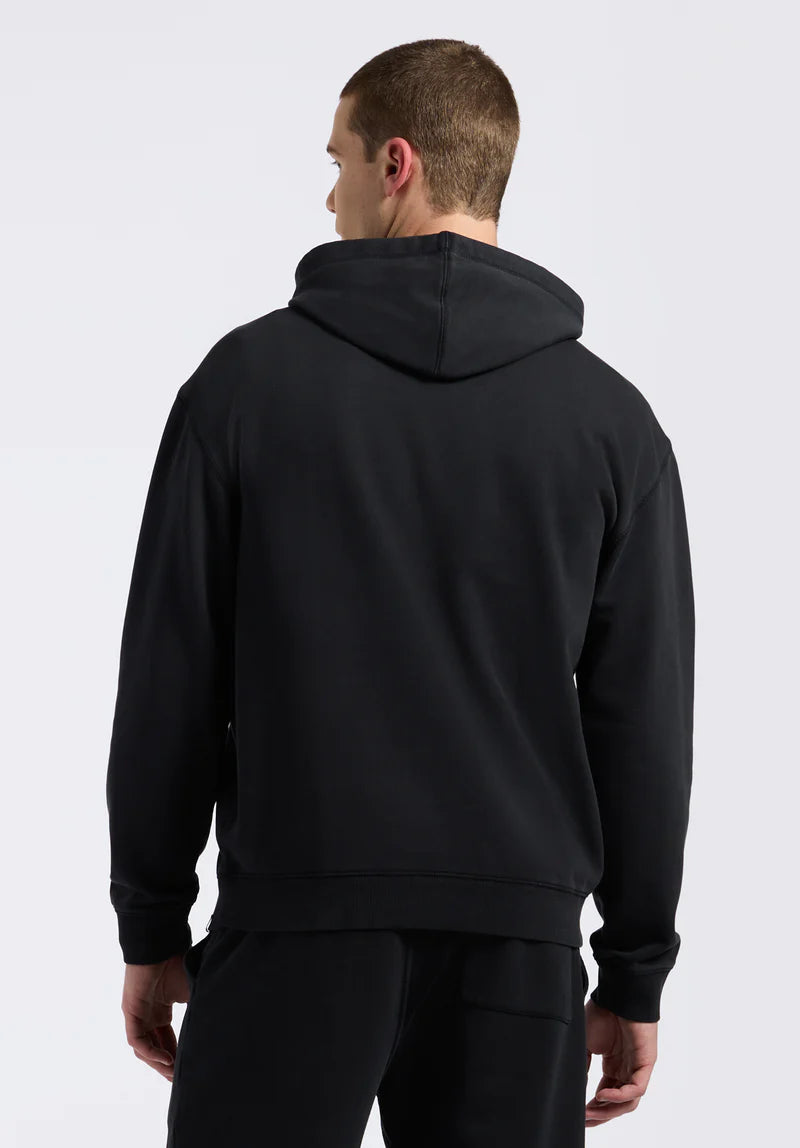 Crazybee  Fleece Hoodie For men > Plain Black Hoodie