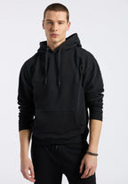 Crazybee  Fleece Hoodie For men > Plain Black Hoodie