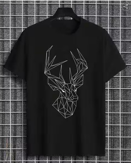 Crazybee Regular Black Unicorn T-shirt