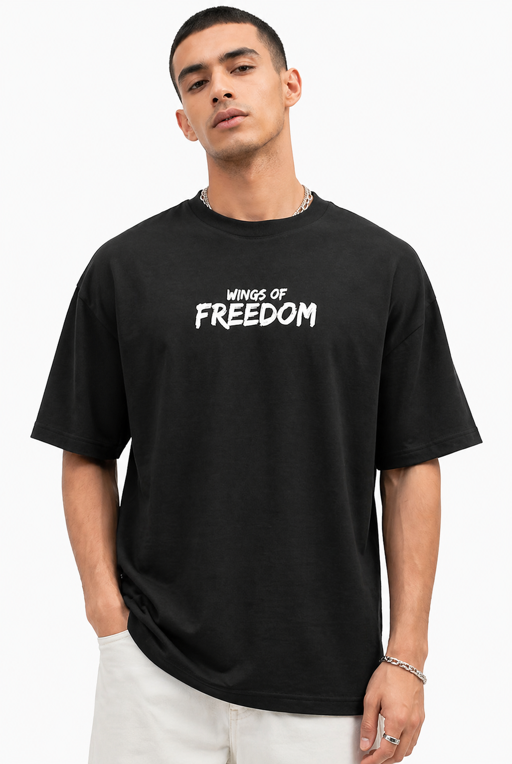 Pack of 2 Tshirt - ( Wings of Freedom & Lunar) ß Deal