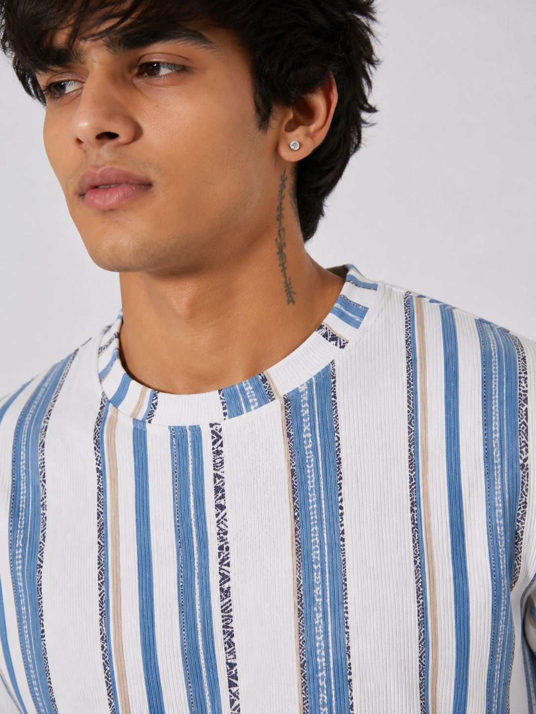 Cotton Rib <> Blue Line