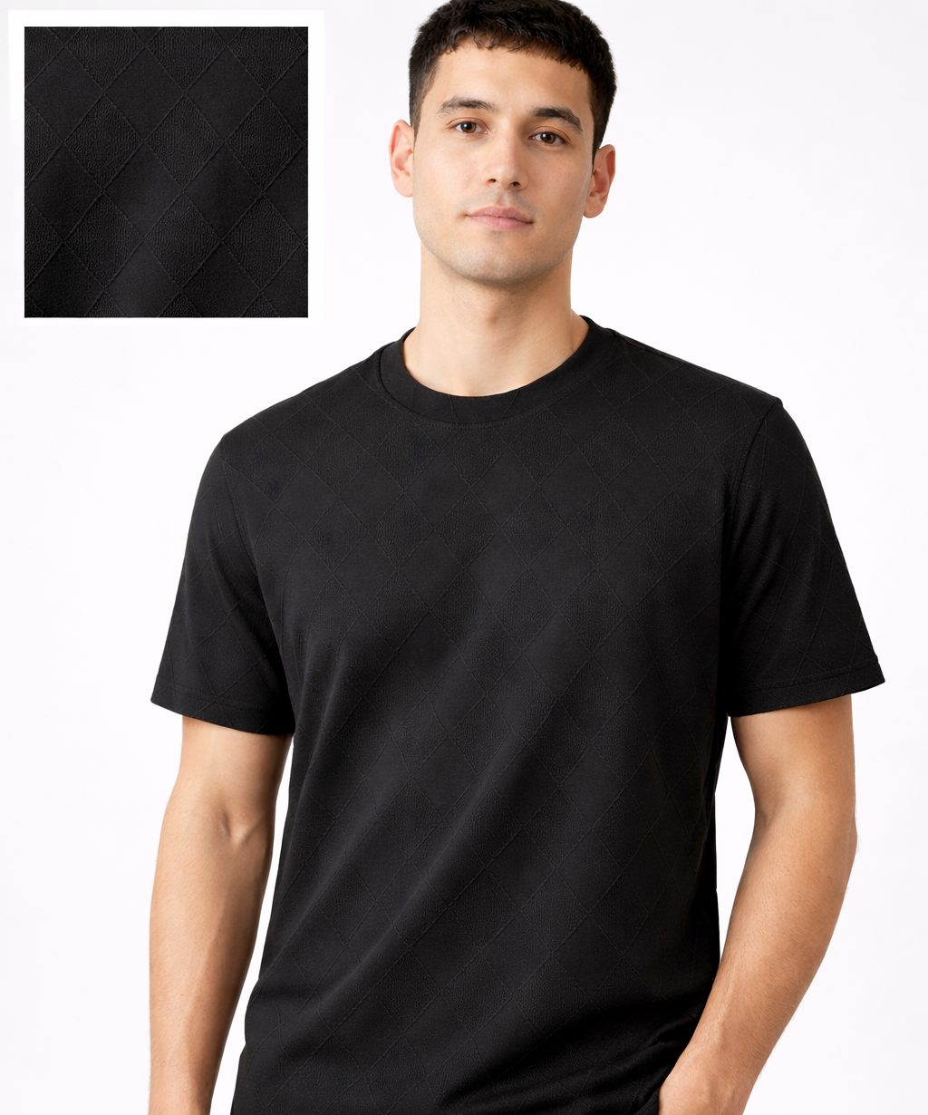 Crazybee<> Diamond Texture _Black