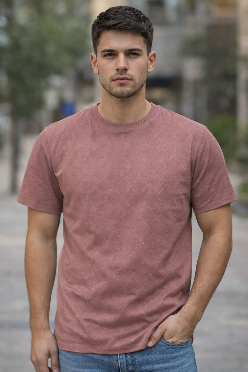 Crazybee <> Diamond Texture _ Dusty Pink