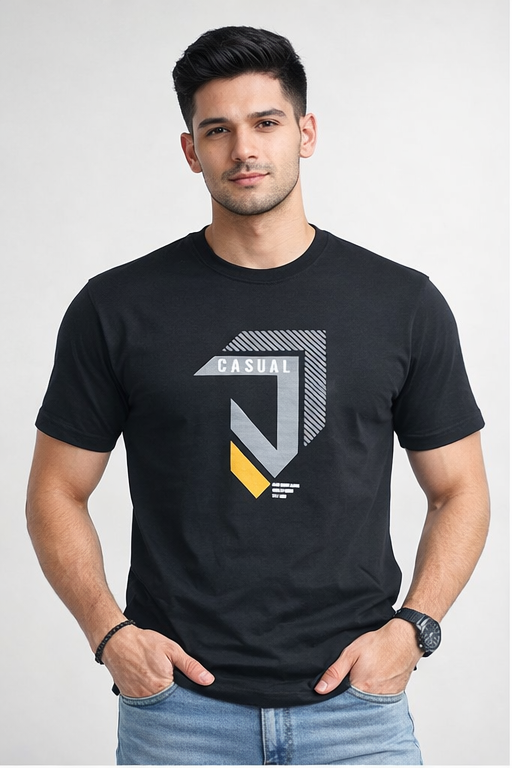 Crazybee <> Tshirt_ Black Causal