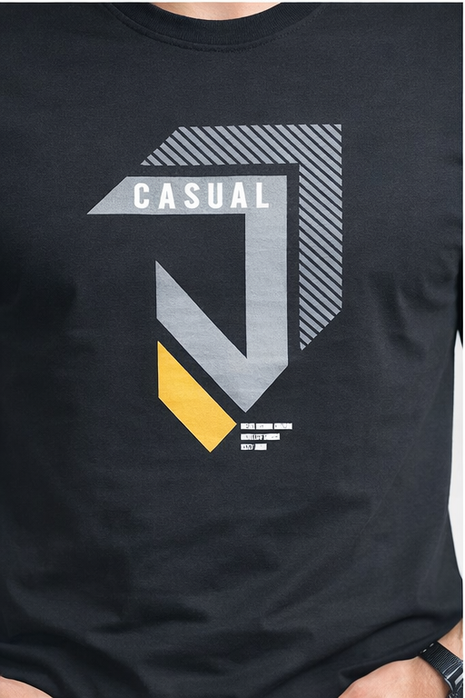 Crazybee <> Tshirt_ Black Causal