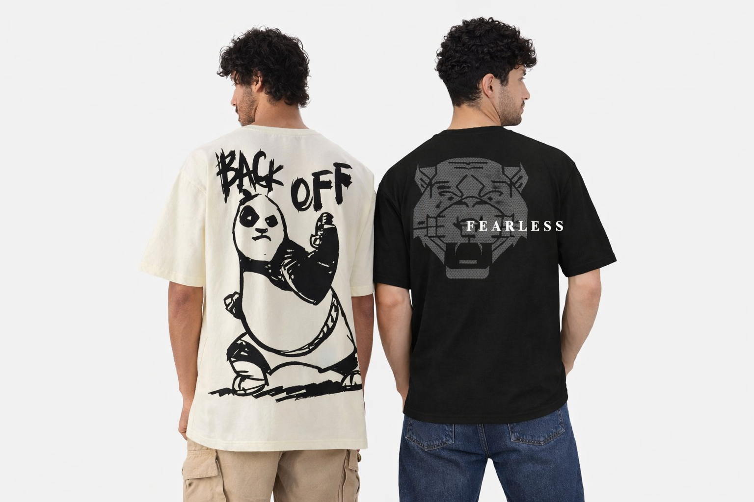 PACK OF 2 <> Bull Fearless + Back Off (ow)