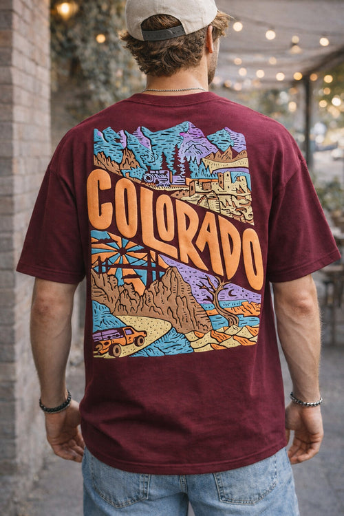 Maroon t-shirt for men - MavinClub Crazybee
