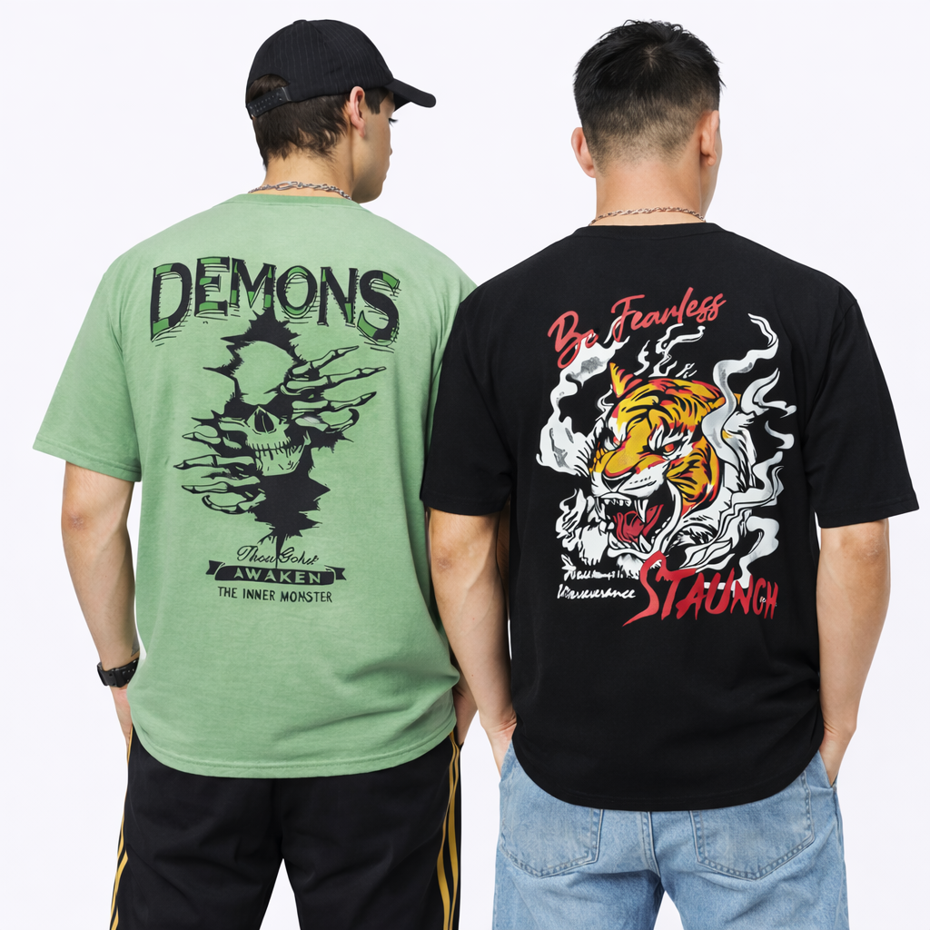 Crazybee <> Pack of 2 Demons & Be fearless Black