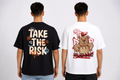 Pack of 2 Tshirt- Head Bear & Take Risk