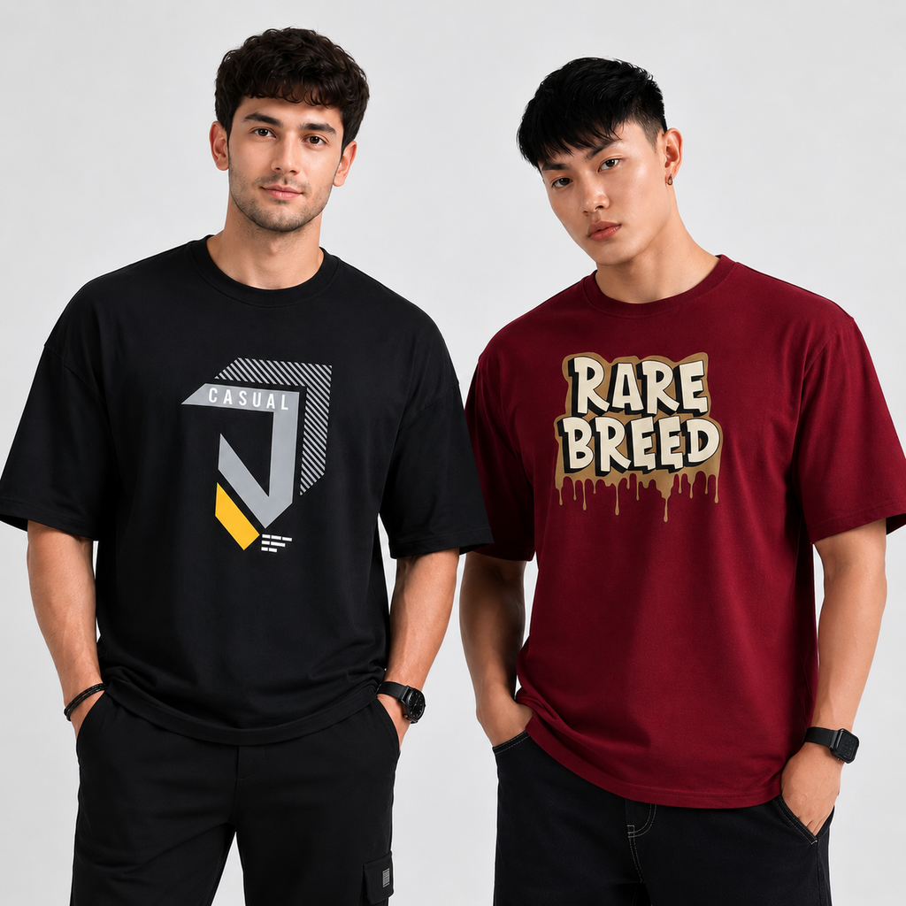 Pack of 2 <> BLk_Casual & Rare Breed
