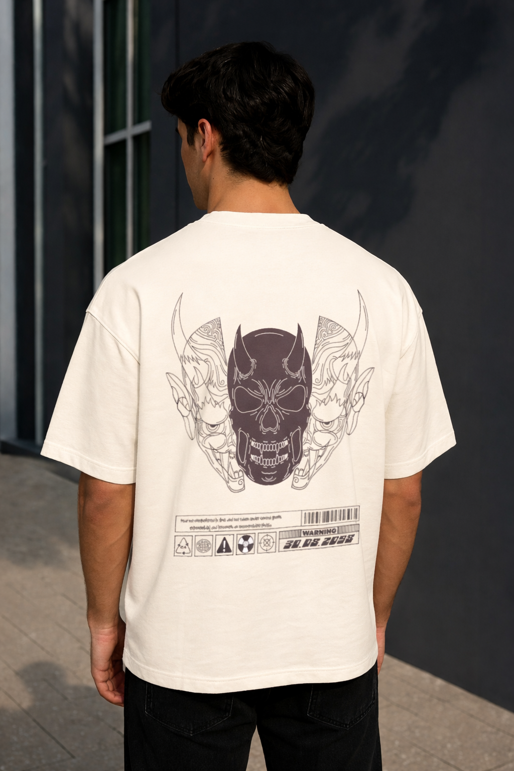 Crazybee <> Egg white Tshirt - PHOBIA