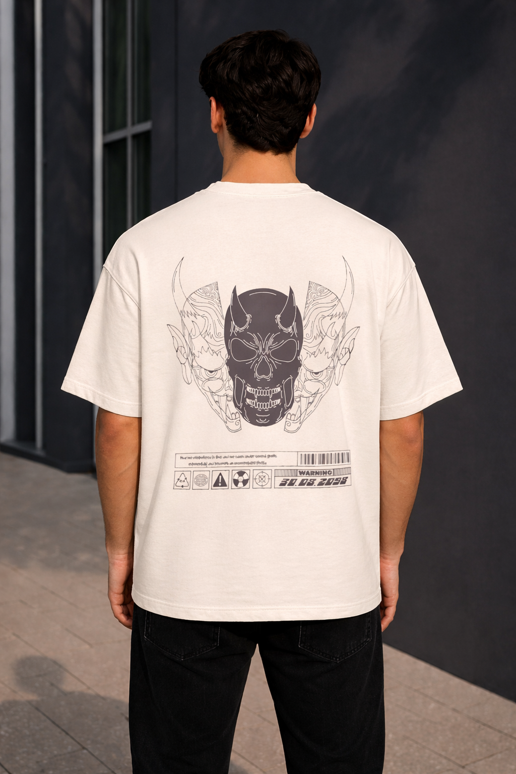 Crazybee <> Egg white Tshirt - PHOBIA