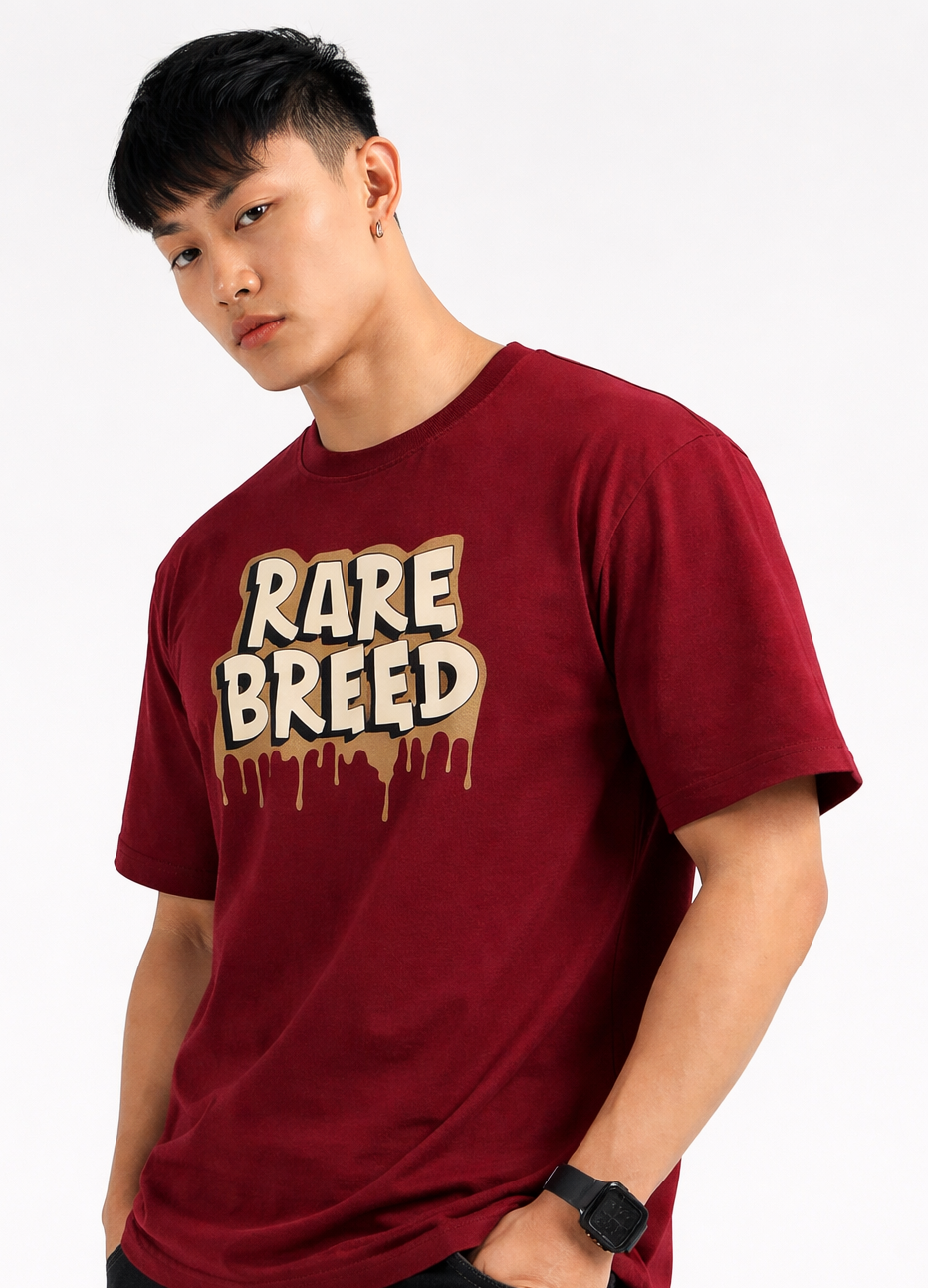 Maroon t-shirt for men - MavinClub Crazybee