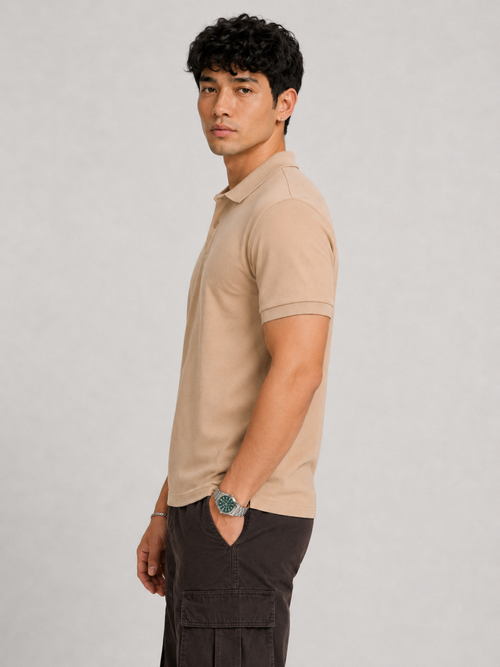 CRAZYBEE <>Polo_Beige