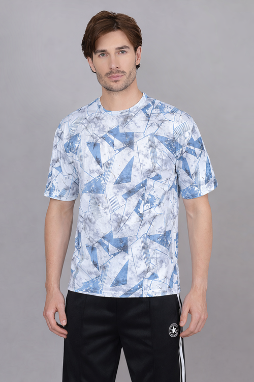 Blue t-shirt for men - MavinClub Crazybee
