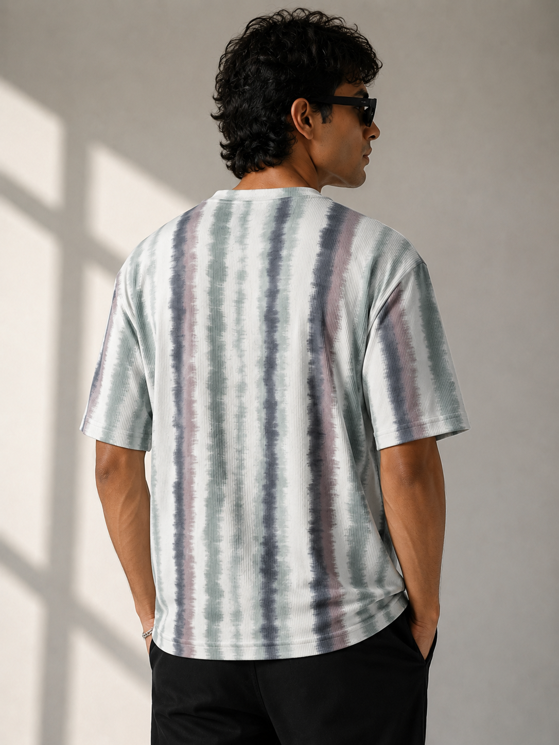 PO2 Cotton Rib <> Stone Flow + Green Tie-Dye