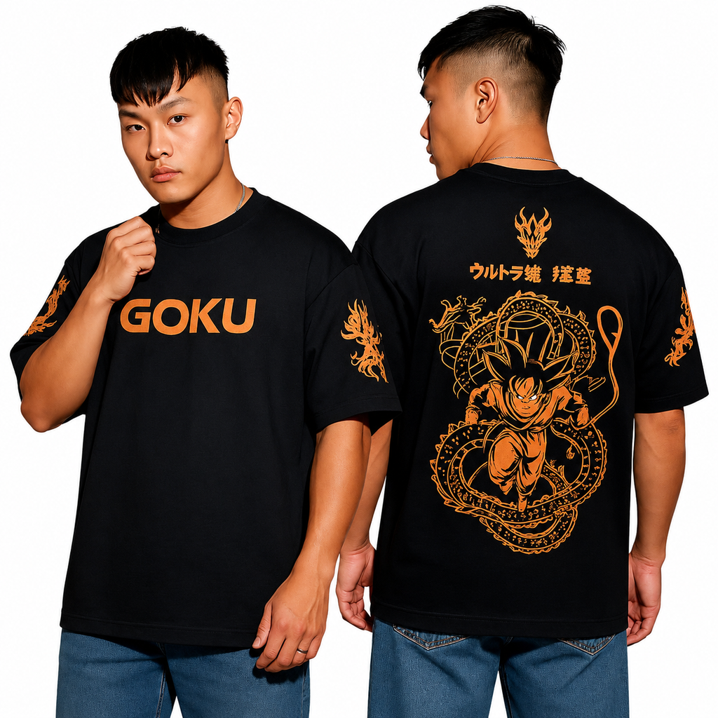 Pack Of 2 Tshirt <> Goku & Purple Spider -Deail