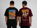 Pack of 2 Tshirt <> Blk_Colorado && Mar_Demon Slayer-Deal