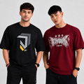 Pack of 2 T-shirt - Causal & Mar_California - Deal