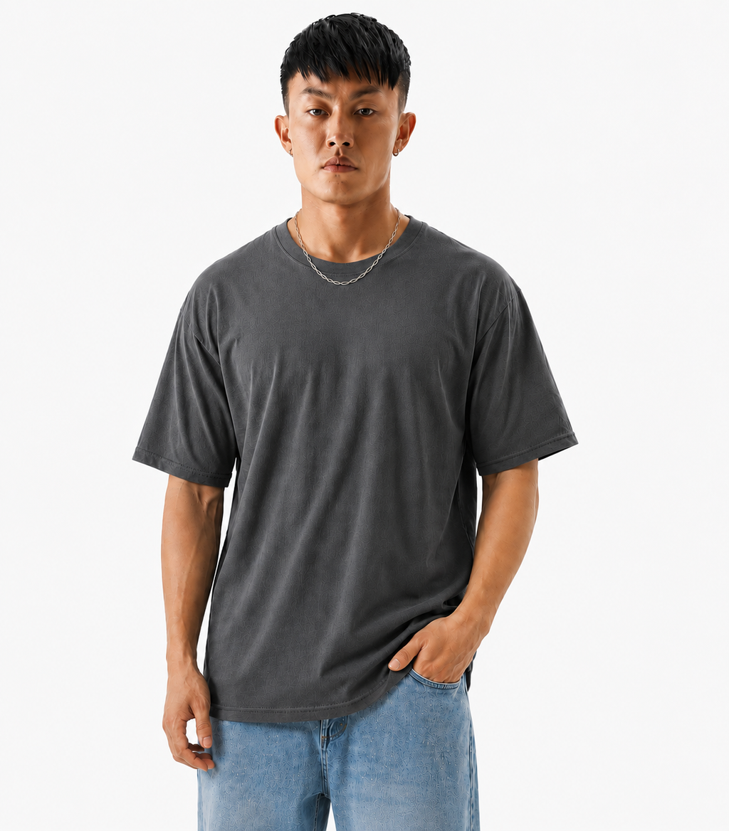 Pack of 2 solid Tshirt (Maroon & Grey)