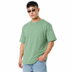 Pack of 2 Solid Tshirt (Pista + Black)