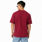 Pack of 2 plain tshirt (Off white & Maroon)