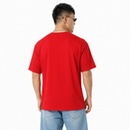 Pack of 2 solid Tshirt  (Red & Grey)