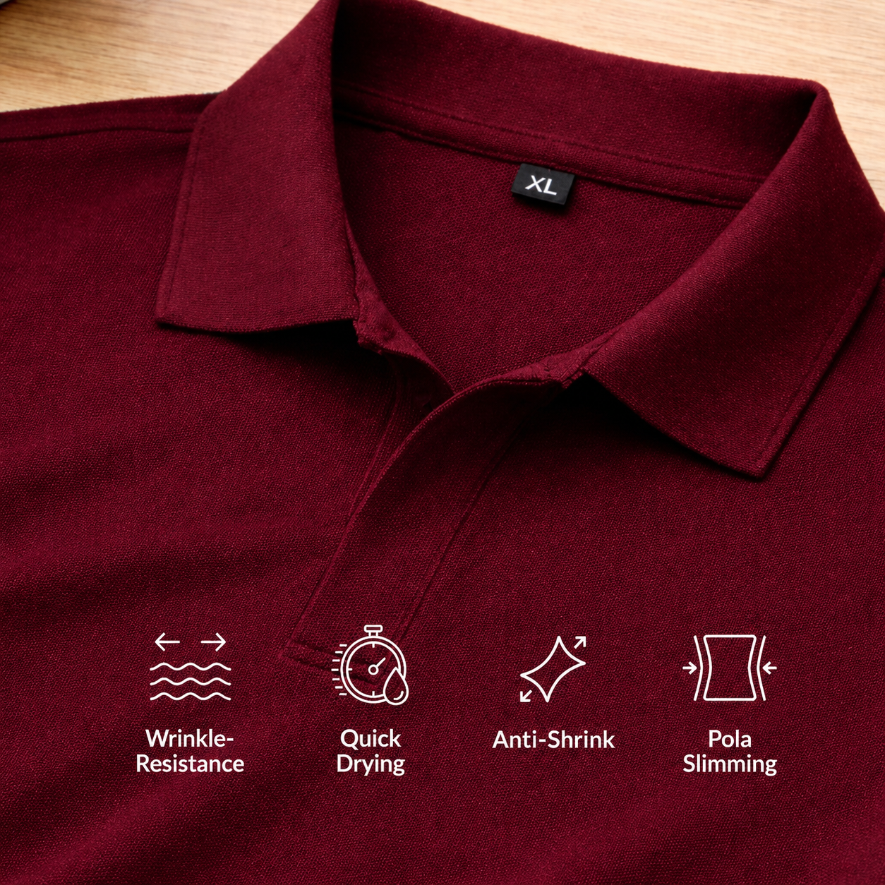 Pack Of 2 Polo Tshirts (Maroon & Dark Grey)