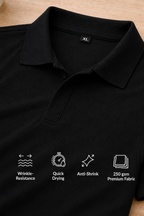Pack of 2 Polo --  (Beige & Black)