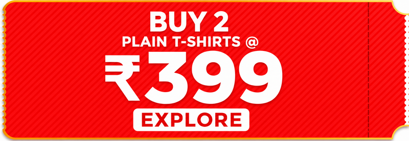 Pack of 2 Solid Tshirts