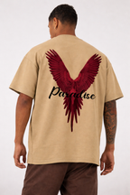 Beige t-shirt for men - MavinClub Crazybee