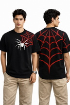 Pack of 2 Tshirt <> Blk_Spider & Bei_Smile