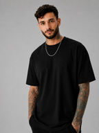 Pack of 2 solid tshirts (Maroon & Black)