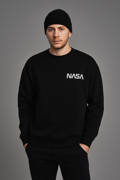 Crazybee Back Print <> Blue Nasa Sweatshirt