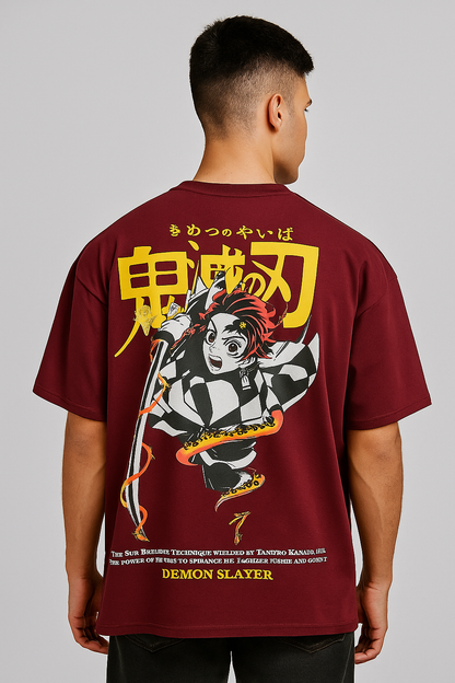 CrazyBee Cotton T-shirt <> Demon Slayer