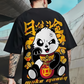 Oversized T shirt Oversized t shirt men - Panda - Red