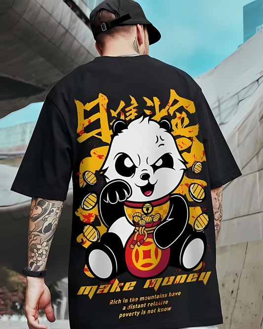 loose baggy t-shirt - PandaRed